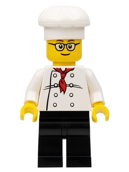 Минифигурка Lego Chef - White Torso with 8 Buttons cty0502a U